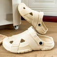 thumbnail image 7 of Dakaela Garden Clogs for Men Lightweight Waterproof Closed Toe Sandals with Arch Support Comfortable Slip on Slides Indoor Outdoor Size 7.5,Khaki, 7 of 7