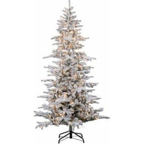 2.5 ft. Feel Real Snowy Cambridge Fir Artificial Tree