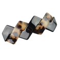 thumbnail image 5 of Pinza de cabello Grande perfecl geométrica de Acetato para niñas Accesorio con Pasador Tortie, 5 of 5