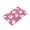 C005- Pink, variant on Front Door Halloween Decorative Doormat, Cute Halloween Decorations, Ghost Decor, Halloween Home Decor, 24X16 in Water-Absorbent Low-Profile Rug Mat for Indoor Entryway and