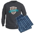 thumbnail image 6 of CafePress - Best Grampy Ever - Men's Long Sleeve Charcoal Pajama Set, 6 of 7