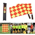 thumbnail image 4 of 2 Pcs Soccer Referee Match Linesman Flags with Storage Bag, 4 of 15