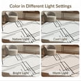 thumbnail image 7 of ODIKA Alfombras Understated Abstract Composition Monochrome Para Habitacion for Dorm Room, Small Living Apartment, Stain Resistant Low Profile, 7 of 7