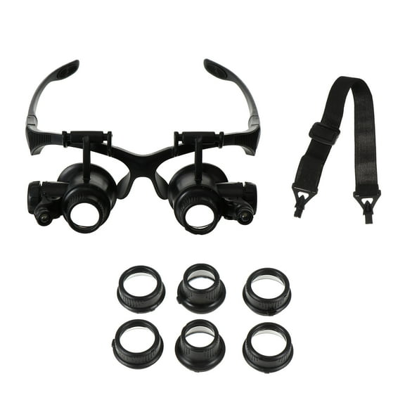 Magnifier Jewelers Loupe Reading Magnifying Glass Glasses with Illumination Work