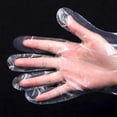 thumbnail image 6 of 200 PCS PE Clear Disposable Gloves Plastic Gloves Large Poly Gloves Hair Coloring Food Service Gloves for Cooking Kitchen Cleaning Food Handling Food Prep Gloves Disposable Free Gloves, 6 of 8