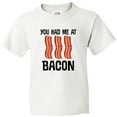thumbnail image 3 of Inktastic You Had Me at Bacon Funny Bacon Lover Youth T-Shirt, 3 of 5