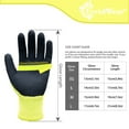 thumbnail image 6 of EvridWear Children Kids Gardening Latex Painting Work Gloves, S (5-7yr), Yellow, 6 of 10