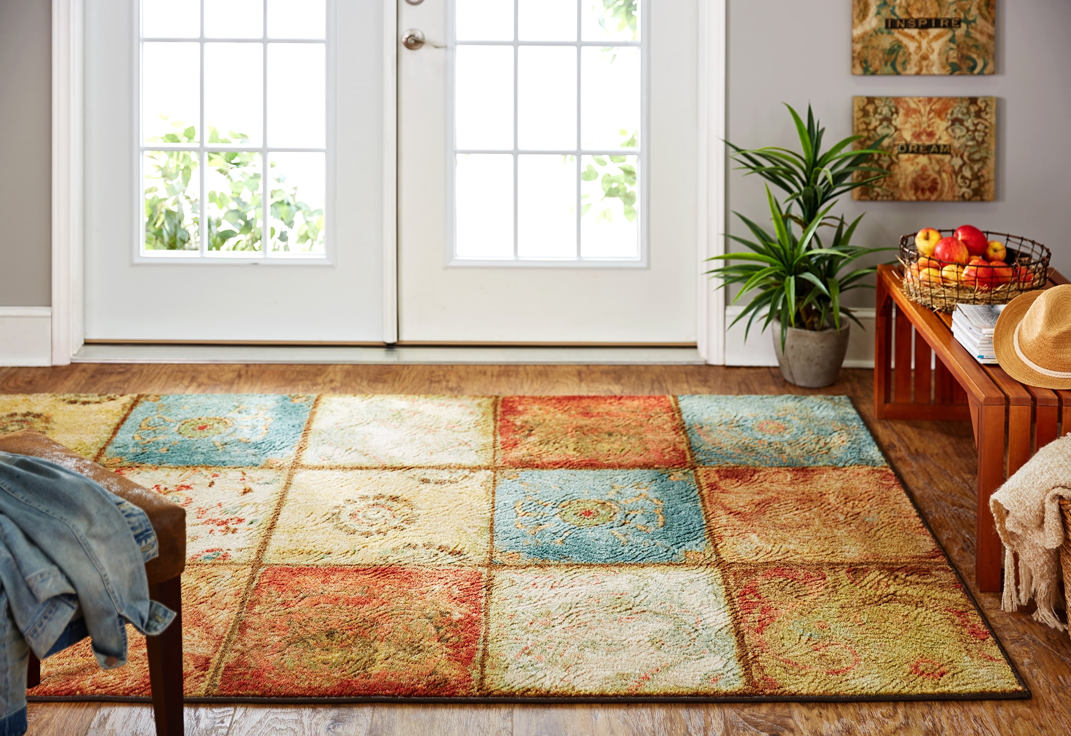 Mohawk Home Free Flow Artifact Panel Multi Transitional Patchwork