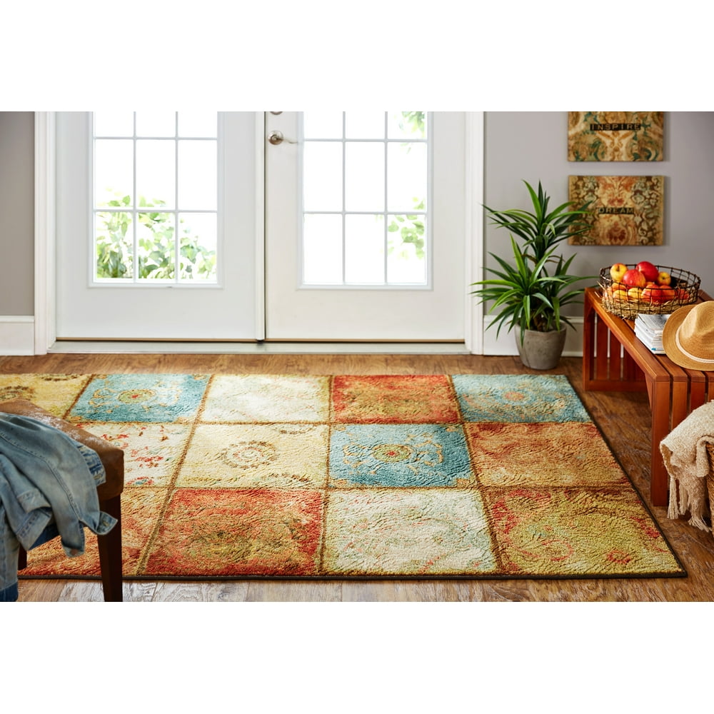 Mohawk Home Free Flow Artifact Panel Multi Transitional Patchwork