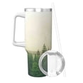 thumbnail image 2 of KLL Fog Forest Print 40oz Stainless Steel Insulated Car Cup Coffee Mug with Spillproof Lid - Keep Your Drink Hot or Cold on the Go, 2 of 8