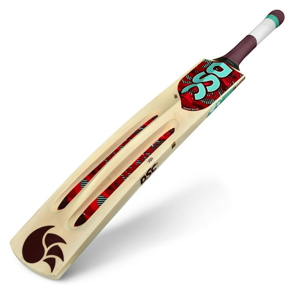 DSC Fire Kashmir Willow Tennis Cricket Bat For Dominating Strokes | Size - Short Handle , Designed For Balanced Pick Up