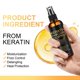 thumbnail image 5 of Sérum y spray capilar de queratina para controlar el encrespamiento y proteger del calor, tratamiento sin enjuague para cabello dañado, 100 ml, 5 of 5