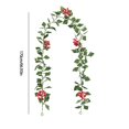 thumbnail image 3 of MXTPOV Artificial Christmas Garland, Green Garland with Red Berries, Garlands for Decoration Christmas Fireplace Party Wedding, Home Decor, 5.58 FT, 3 of 6