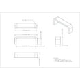 thumbnail image 2 of Hardware Resources - Jeffrey Alexander 3-1/4'' Overall Length Zinc Die Cast C..., 2 of 4