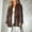 Brown, variant on Sentmoon Hoodie Leather Jacket Long Sleeve Oversized Jackets for Women,Pockets Thickened Casual Jacket Tops Relaxed Fit Coats Brown S Winter Saving