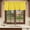 Yellow, variant on Sage Green Valances for Windows, Decorative Rod Pocket Window Valance Curtains, Farmhouse Sage Green Decor Short Curtain Drapes for Kitchen/Bathroom/Living Room, 2 Panels, 42" W x 18" L