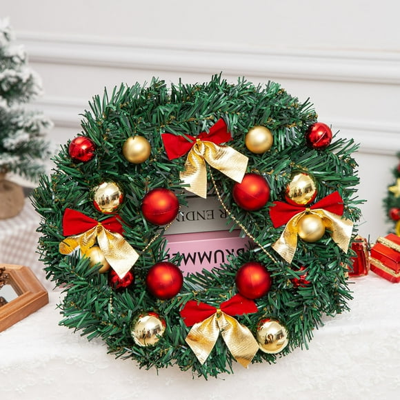 Halloween Ends Christmas Window/Door Wreath Strip - Winter Venue Decor With Pine Accents Halloween Animatronics