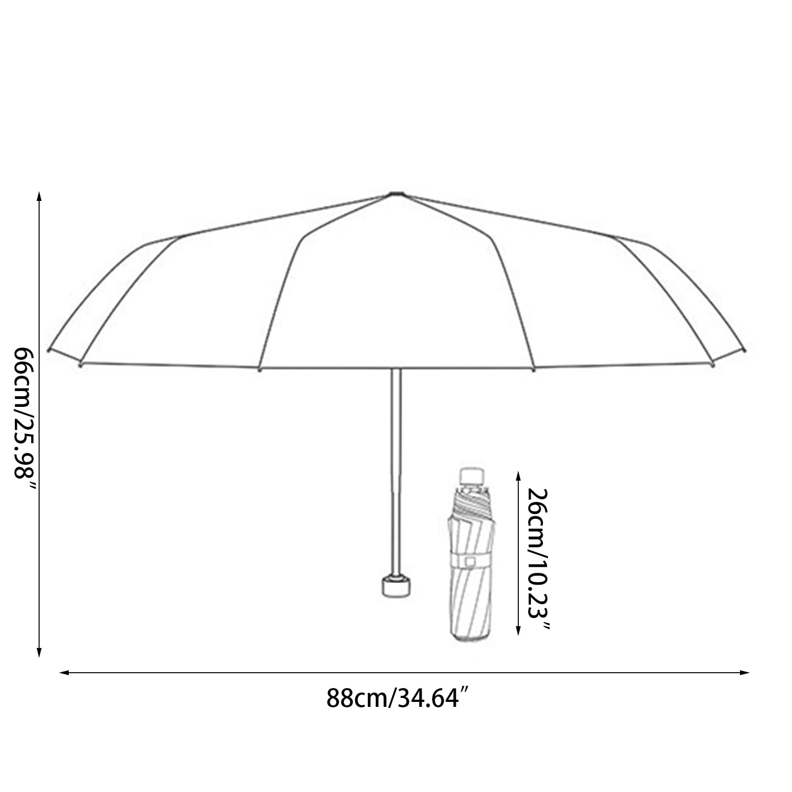 SDFGTstore Double Layer Embroidered Lace Umbrella Three Folding Anti-uv Windproof