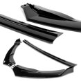 thumbnail image 2 of Stay Tuned Performance For 2011-2013 Scion TC Painted Black Front Bumper Spoiler Splitter Lip V-Style, 2 of 5