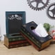 thumbnail image 5 of Caja de pañuelos, caja de pañuelos para pañuelos, elegante dispensador de pañuelos para lavabo y recipiente, madera 25,5 x 14,5 x 10,3 cm, amarilla, 5 of 5