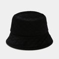 thumbnail image 6 of CoCopeaunts Bucket Hat for Women Autumn Winter Warm Solid Quilted Plaid Fisherman Hat Casual Version Outdoor Flat-top Basin Hat, 6 of 8
