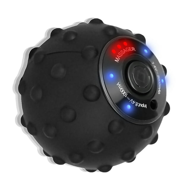 Pelota de masaje Bola de masaje vibratoria de 4 velocidades Mini bola de vibración recargable Pilate TOMSHOO Pelota de masaje