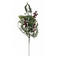 thumbnail image 1 of Red Berries, Cedar Branches And Snow Spray Faux Plants And Trees, 1 of 1