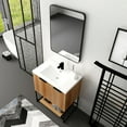 thumbnail image 3 of 30 Inch Freestanding Bathroom Vanity With Resin Basin,30X18, 3 of 9