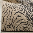 thumbnail image 3 of SAFAVIEH Martha Stewart Layered Faux Bois Indoor/Outdoor Area Rug, Coffee/Black, 2'7" x 5', 3 of 8