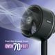 thumbnail image 4 of Pedestal y mesa reacondicionados FlexBreeze de Fan Shark, color negro, 4 of 9
