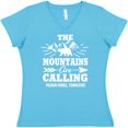 thumbnail image 3 of Inktastic Pigeon Forge Tennessee the Mountains Are Calling Women's V-Neck T-Shirt, 3 of 5