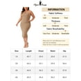 thumbnail image 6 of DARING DIVA Plus Size Sweater Twist Front Halter Neck Midi Dress 1X Khaki, 6 of 6