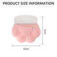 thumbnail image 2 of Cat Grooming & Massage Comb, Pet Short Hair Removal Massaging Tool, Painless Cat Combs for Deshedding - pink, 2 of 7