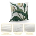 thumbnail image 5 of SHANXI Throw Pillow Cover  Beige and White Tulip Flower Pillowcase Spring pillow cover for Couch Cushion Cover Square Farmhouse Floral Decor Pillow Case 12x12in, 5 of 6