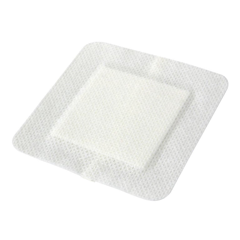 Medline Bordered Gauze Adhesive Island Wound Dressing, 4" x 4", 15-Count photo 5