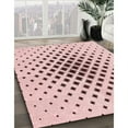 thumbnail image 2 of Ahgly Company Indoor Rectangle Patterned Pink Bubble Gum Pink Area Rugs, 5' x 7', 2 of 6