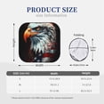 thumbnail image 3 of Haiem USA Bald Eagle Car Windshield Sun Shade (2 Pieces) Foldable Windshield Sun Shade Car Accessories for Truck SUV Pickup-Large, 3 of 7