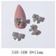 thumbnail image 1 of Joyas para decoración de uñas con forma de lazo, borlas, colgantes, circonitas, diamantes, superbrillantes, cadena decorativa para uñas, 1 of 6