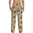 thumbnail image 3 of Goofa Cute Sunflowers Printed Soft Pajama Pants for Men, Wide Leg Comfy Casual Lounge Yoga Pants-Large, 3 of 9