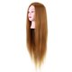 thumbnail image 1 of Cabeza de maniquí de cabello humano real al 40 % Cabeza de muñeca de cosmetología para entrenamiento de peluquería Cabeza de muñeca rubia, 1 of 15