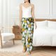 thumbnail image 4 of Balery Bees and Flower Pantalones de pijama para mujer, pijamas ultraligeros, pantalones de estar por casa-Small, 4 of 6