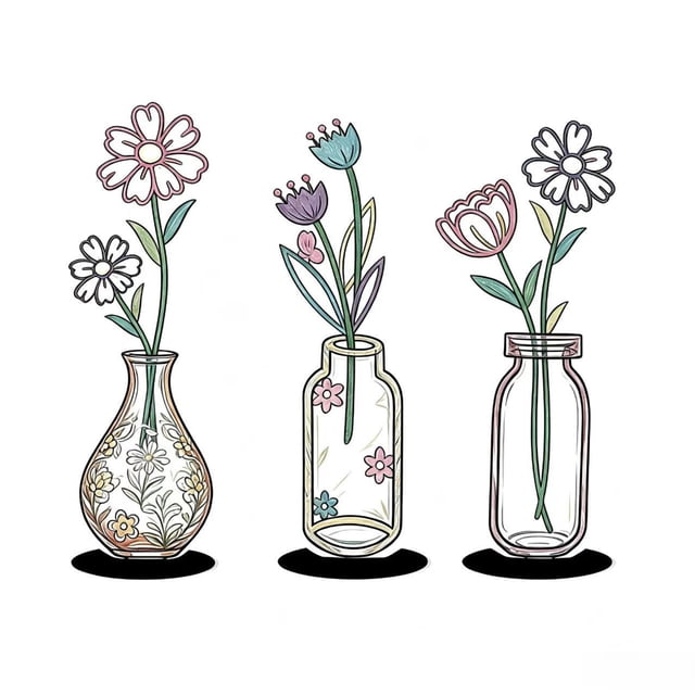 3 piezas de flores de metal para decoración de pared, adornos colgantes decorativos de hierro, decoración floral para el hogar, la oficina o el Estilo A