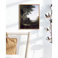 thumbnail image 3 of Drsoum Vintage Forest Pathway Wall Prints Classic Retro Farmhouse Rustic Decorations for Living Room Bedroom 8x10in Natural Framed, 3 of 6