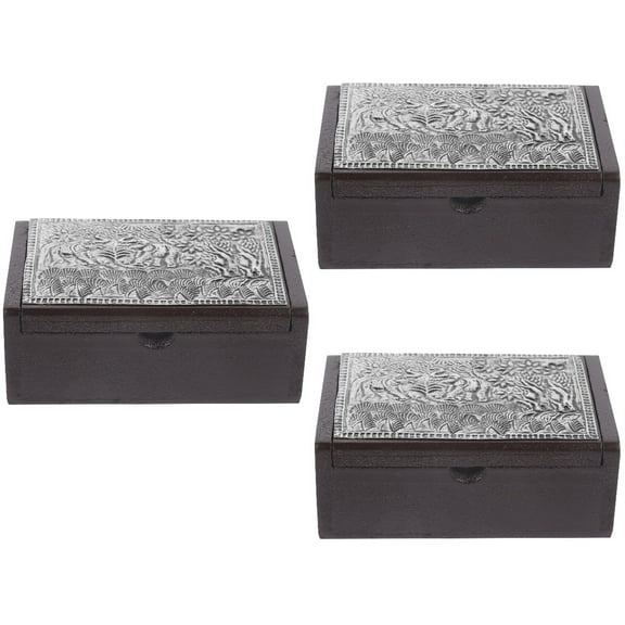 3 PCS Decorative Storage Boxes Pretty with Lid Card