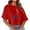 Red, variant on Oversized Button Down Shirts for Women Casual Summer Clothes for Women Over 50 Summer Tops for Women 2025 Plus Size Womens Summer Shirts with Sleeves