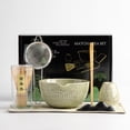 thumbnail image 1 of DWEHIXBUY Accesorio japonés para la ceremonia del Matcha Batidor de Matcha Cuchara tradicional (Chashaku) Cuchara de té Soporte para batidor 1 tazón de té 1 colador de té El juego perfecto para prepar, 1 of 5