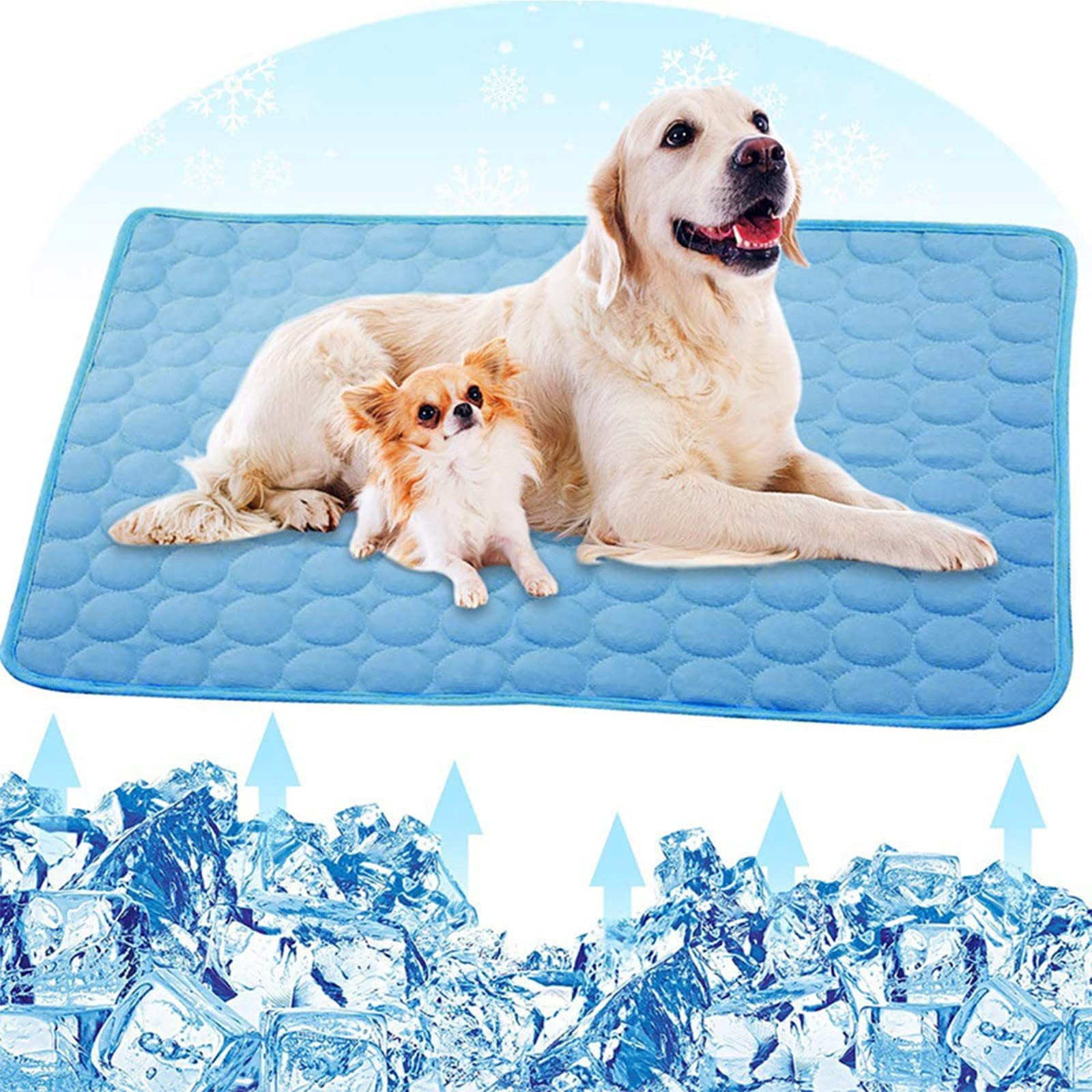 Dog Mat Cooling Summer Pad Mat For Dogs Cat Blanket Sofa Breathable Pet Dog Bed Summer Washable For Small Medium Large Dogs Car