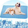 thumbnail image 1 of Dog Mat Cooling Summer Pad Mat For Dogs Cat Blanket Sofa Breathable Pet Dog Bed Summer Washable For Small Medium Large Dogs Car, 1 of 5
