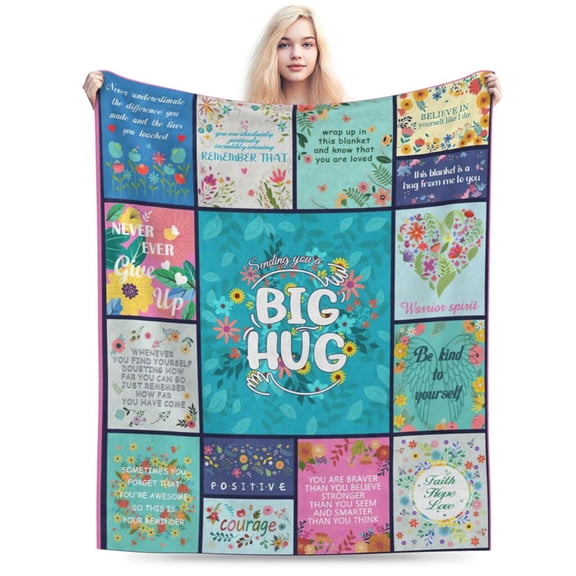 Get Well Gifts for Women, Inspirational Gifts Blanket, Healing Blanket for Women 50x40