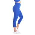 thumbnail image 3 of Women's MeMoi MSM-110 SlimMe Seamless High Waisted Shaping Legging (Heather Charcoal S), 3 of 4